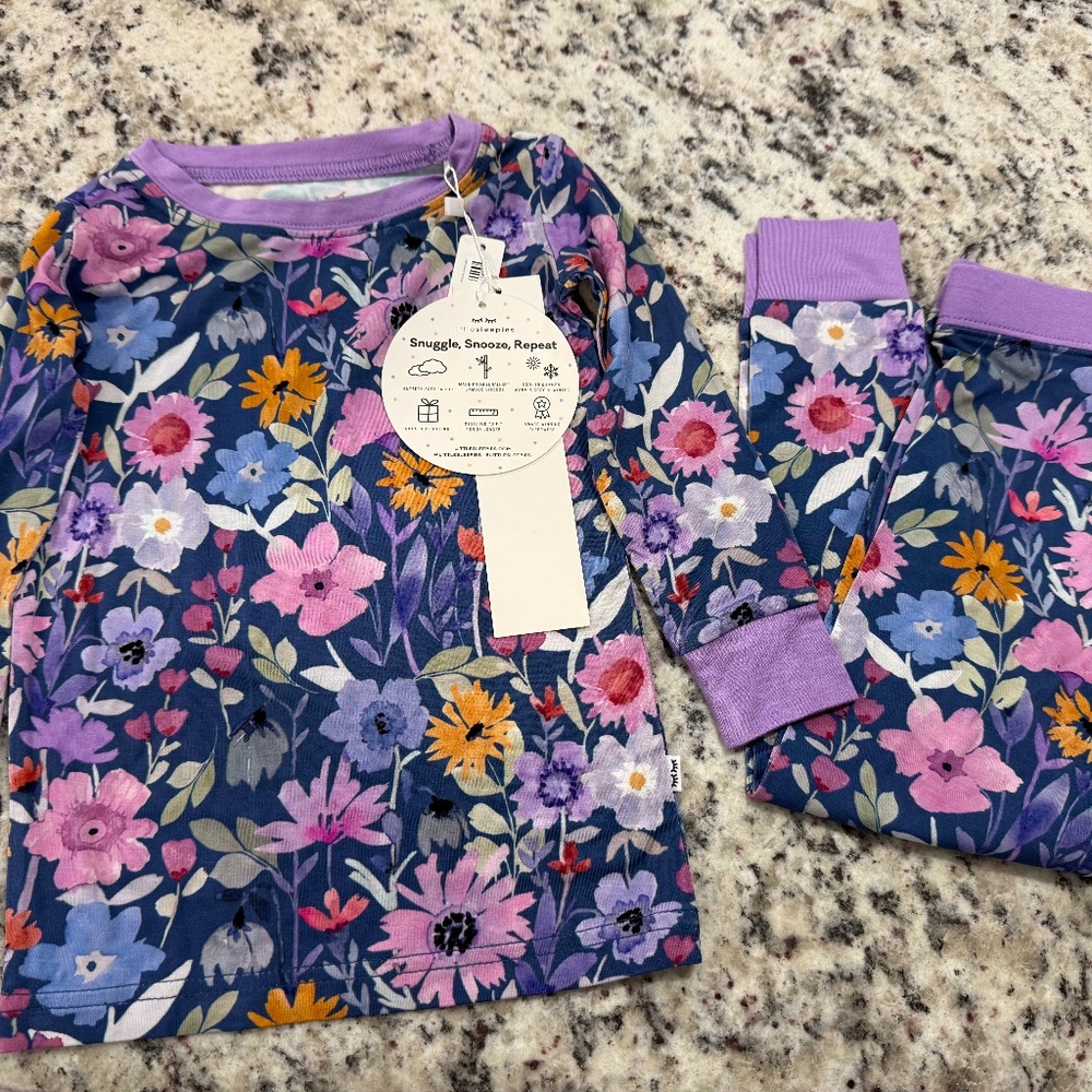 Little Sleepies Dusk Blooms Brand new 18/24 month